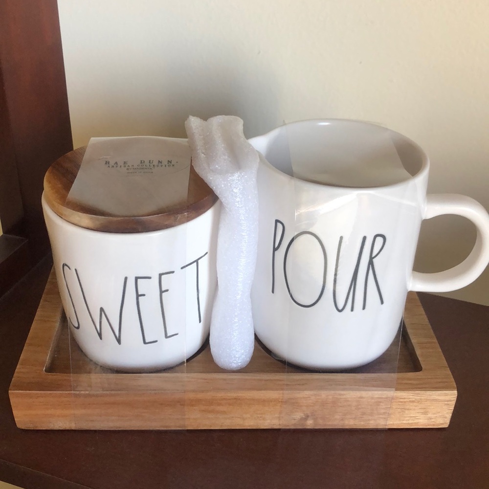 Rae Dunn Sugar Creamer Set